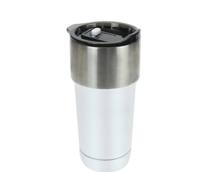 Double Wall SS Tumblers with Slide-Lock PP Lid 591ml