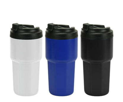 Double Wall Tumblers Flip-top PP Lid in 473ml