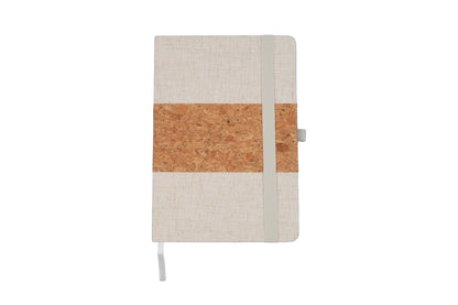 Cork+RPET Notebook and Bamboo Pen Set
