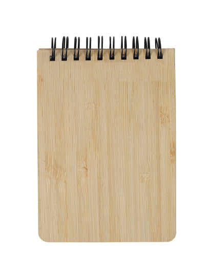 MINI BAMBOO NOTEBOOK WITH STICKY NOTES