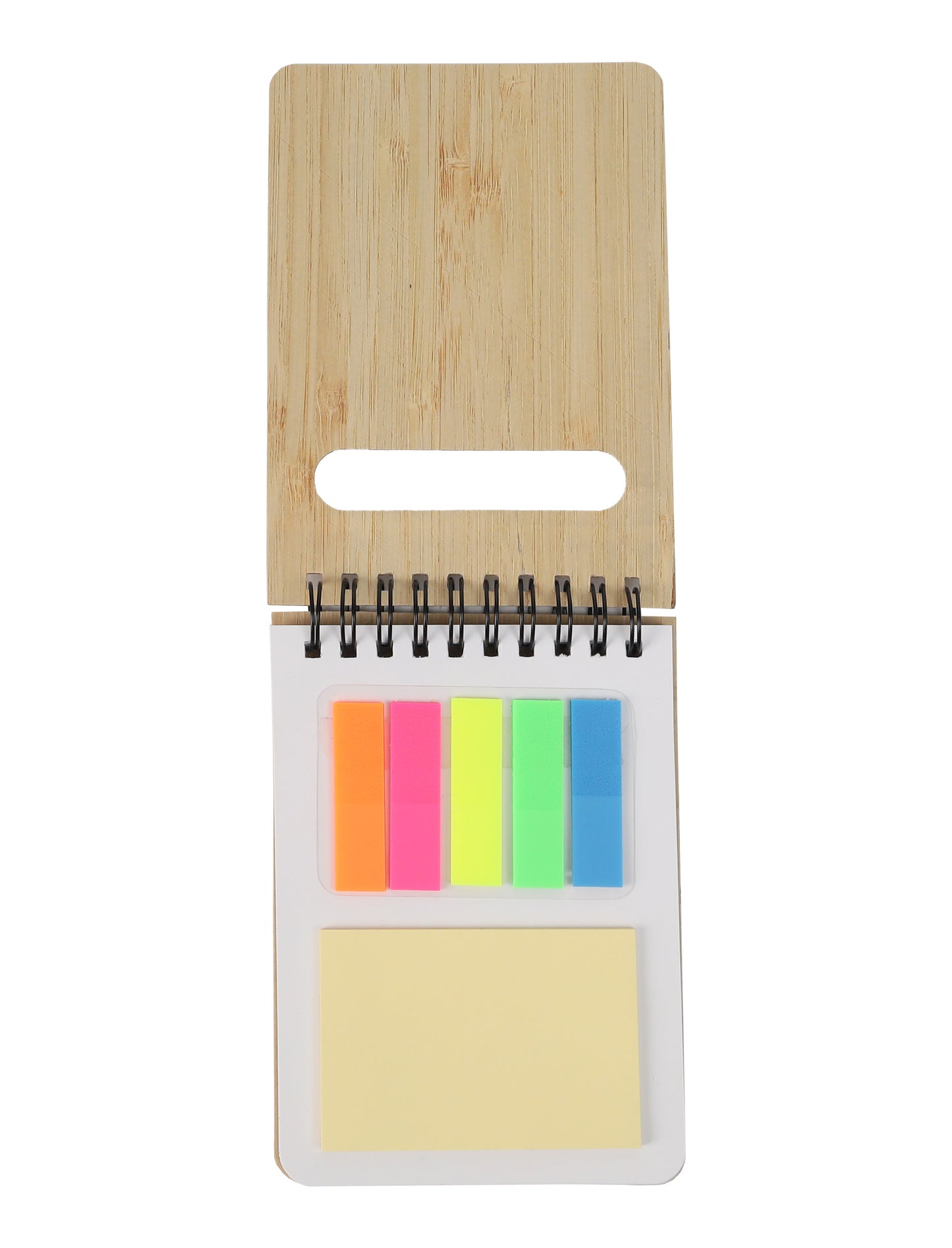 MINI BAMBOO NOTEBOOK WITH STICKY NOTES
