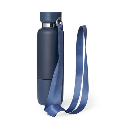 Multi-function SS Bottles, Double Wall, Base Cup, Lanyard, 500ml