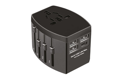 Universal Plug Adapter with USB-C Ports
