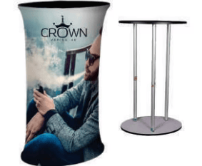 Fabric Pillar Table