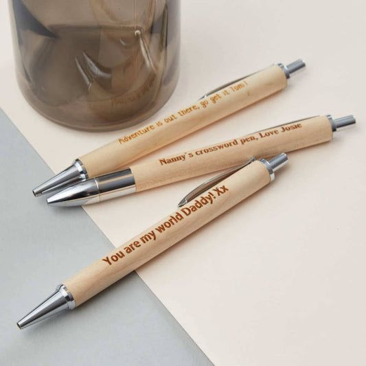 PERSONALISED WOODEN PEN