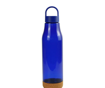 rPET Bottles with Cork Base, Twist-off Lid, Handle, 720ml