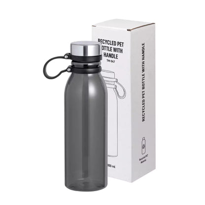 rPET Transparent Bottles 800ml SS Lid with Carry Handle