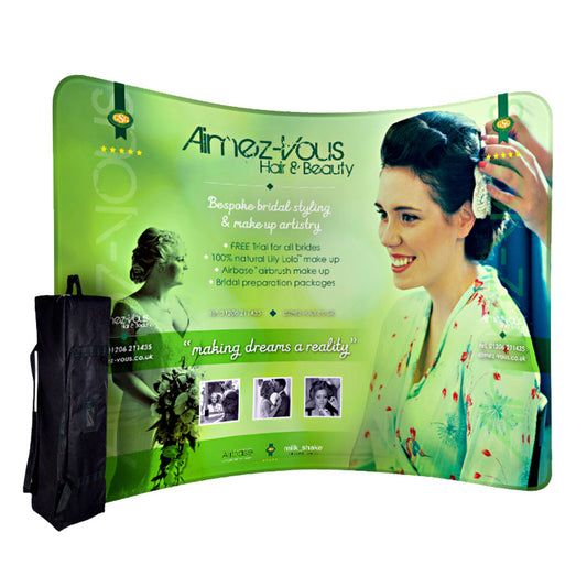 Tension Fabric Stand Curved